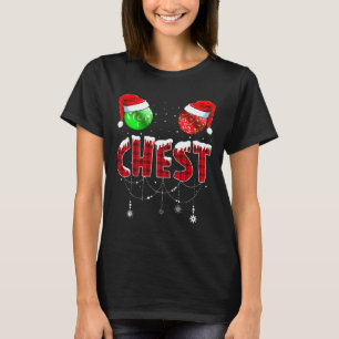 Camiseta Navidades de nueces de pecho Pareja de camisas coi