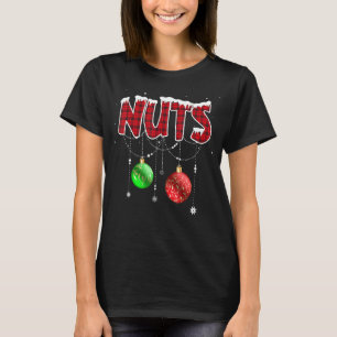 Camiseta Navidades de nueces de pecho Pareja de camisas coi