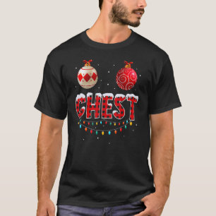 Camiseta Navidades de nueces de pecho que coinciden con cas