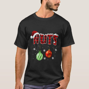 Camiseta Navidades de nueces de pecho que coinciden con cas