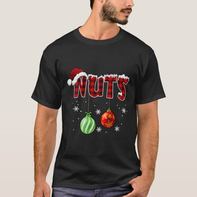 Camiseta Navidades de nueces de pecho que coinciden con cas (Anverso)