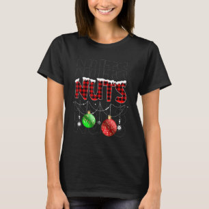 Camiseta Navidades de nueces de pecho que coinciden con cas