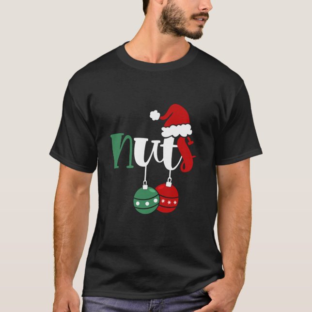 Camiseta Navidades de nueces de pecho que coinciden con la  (Anverso)