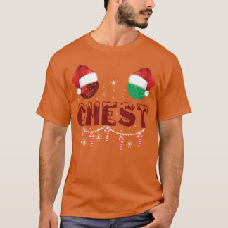 Camiseta Navidades de nueces de pecho que comparan Navidade