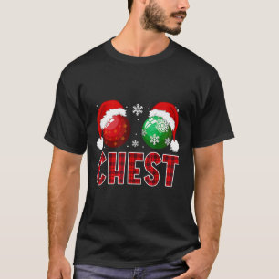Camiseta Navidades de nueces divertidas con pareja de camis