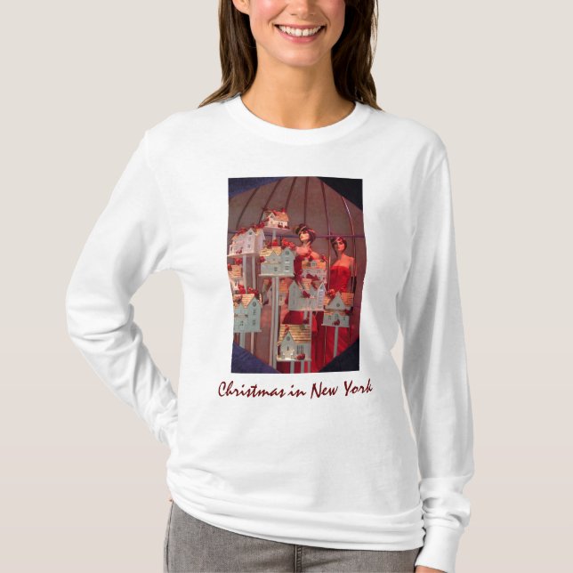 Camiseta Navidades de Nueva York (Anverso)