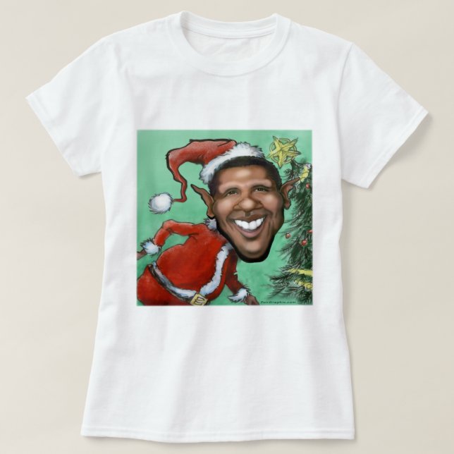 Camiseta Navidades de Obama (Diseño del anverso)