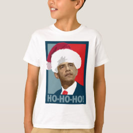 Camiseta Navidades de Obama Ho Ho Ho Ho