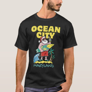 Camiseta Navidades de OCEAN CITY MARYLAND Santa