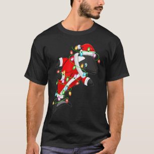 Camiseta Navidades de Orca Xmas Lighting Santa Orca