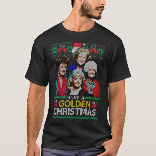 Camiseta Navidades de oro (Anverso)