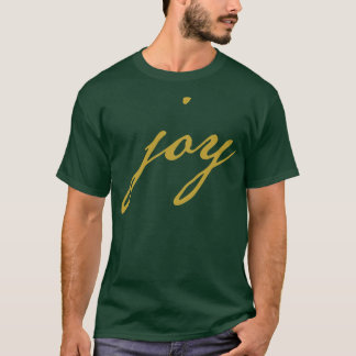 Camiseta Navidades de oro disfrutan la tipografía mínima
