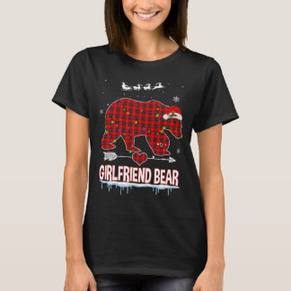 Camiseta Navidades de oso de búfalo de piel roja de novia P