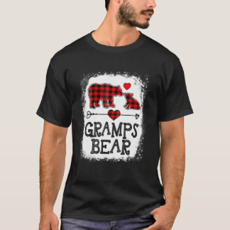 Camiseta Navidades de oso de gramíneas Pajama Red Plaid Buf