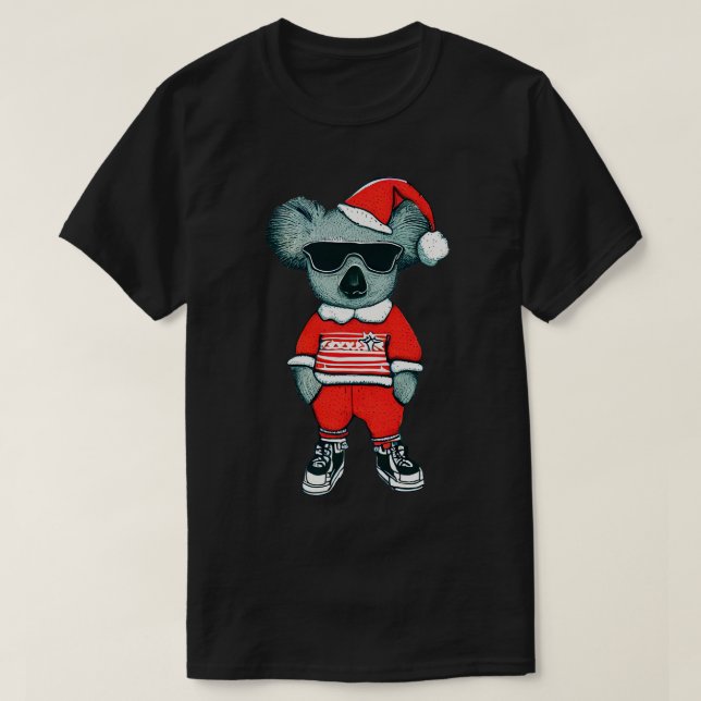 Camiseta Navidades de oso de Koala (Diseño del anverso)