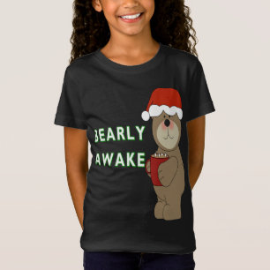 Camiseta Navidades de oso divertidos y despiertos Pajama Sl