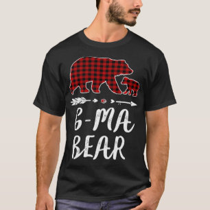 Camiseta NAVIDADES de oso GMa Familia de búfalos rojos Paja