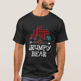 Camiseta Navidades De Oso Gruñón Pajama Búfalo Rojo