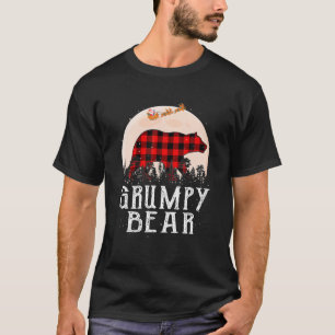 Camiseta Navidades De Oso Gruñón Pajama Búfalo Rojo