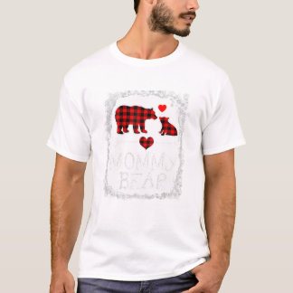 Camiseta Navidades De Oso Pajama Red Plaid