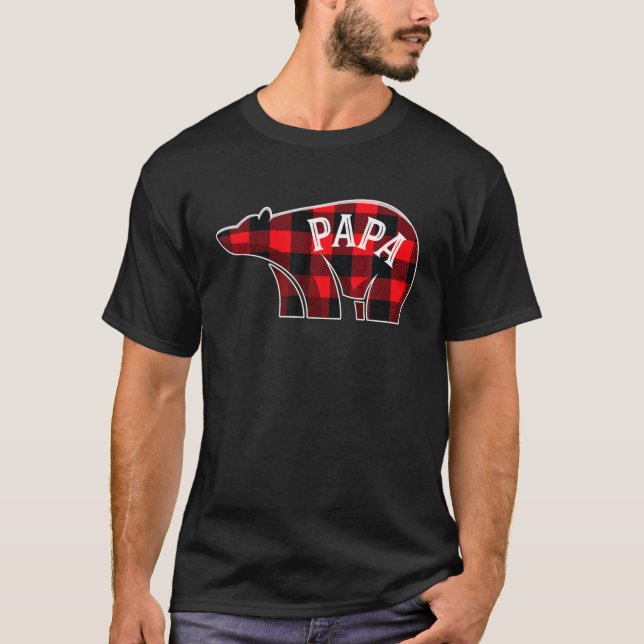 Camiseta Navidades De Oso Papa Juegan A Familia Pajama D (Anverso)