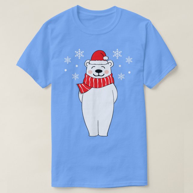 Camiseta Navidades De Oso Polar En La Familia Pajamas (Diseño del anverso)