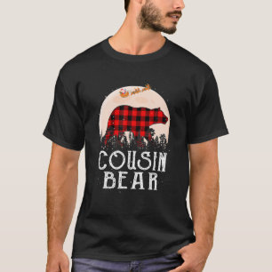 Camiseta Navidades de oso primo Pajama Red Plaid Buffalo