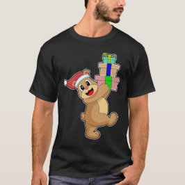 Camiseta Navidades de oso Santa hat