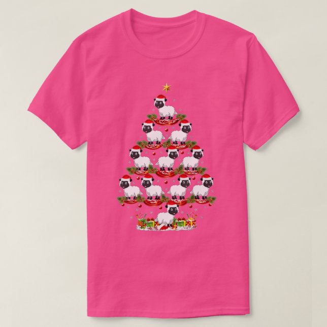 Camiseta Navidades De Oveja De Oveja De Oveja De Nova De An (Diseño del anverso)