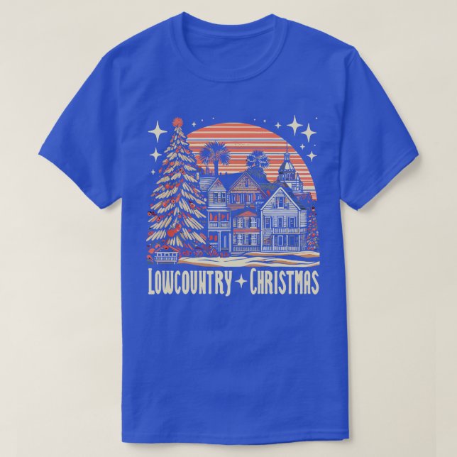 Camiseta Navidades de países bajos Starry Charleston Xmas (Diseño del anverso)