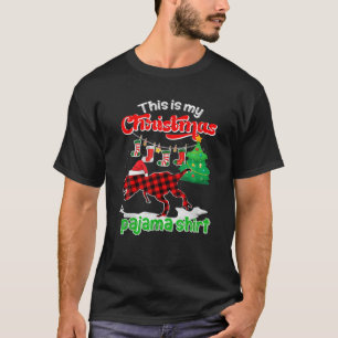 Camiseta Navidades de Pajama de mis Navidades levantan Sant