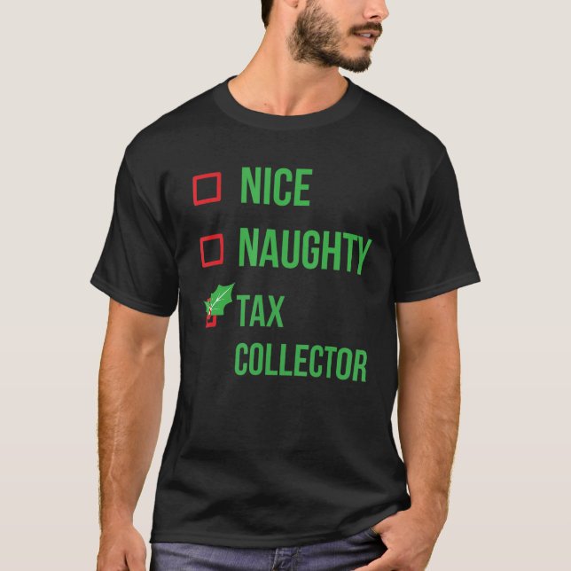 Camiseta Navidades de Pajama divertidos recaudadores de imp (Anverso)