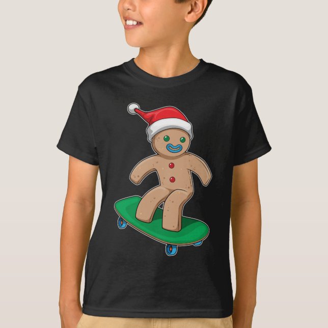 Camiseta Navidades de pan de jengibre (Anverso)