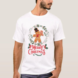 Camiseta Navidades de pan de jengibre