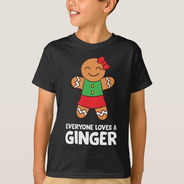 Camiseta Navidades de pan de jengibre Cookie Baking Todos a (Anverso)