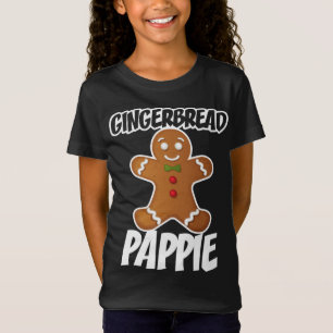 Camiseta Navidades de pan de jengibre en papel levantando b