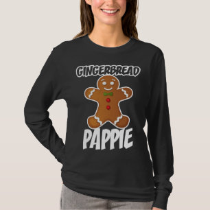 Camiseta Navidades de pan de jengibre en papel levantando b