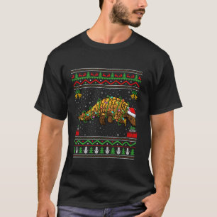 Camiseta Navidades de Pangolin iluminan Navidad Santa Ugly 