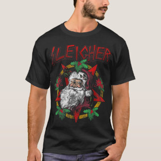 Camiseta Navidades de Papá Noel Metalizado y pesados