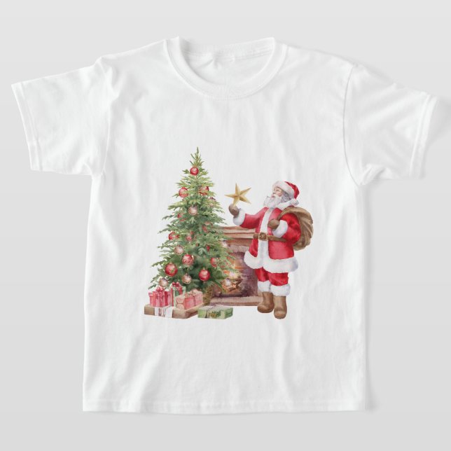 Camiseta Navidades de Papa Noel Santa Claus (Distribución)