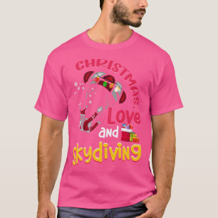 Camiseta Navidades De Paracaídas En Skydive Amor Y Buceo 2