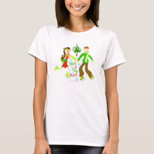 Camiseta Navidades de parejas de Personalizado Guay Yule