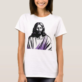 Camiseta Navidades de Pascua de Jesucristo Lavender