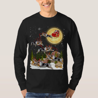 Camiseta Navidades de pastores de renos australianos montan