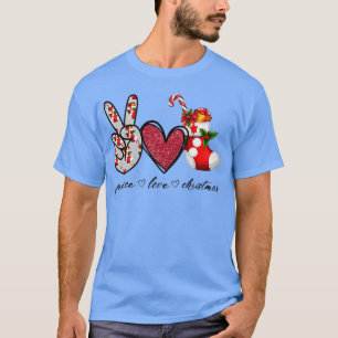 Camiseta Navidades de Paz Amor Esta Temporada Navidades Fam