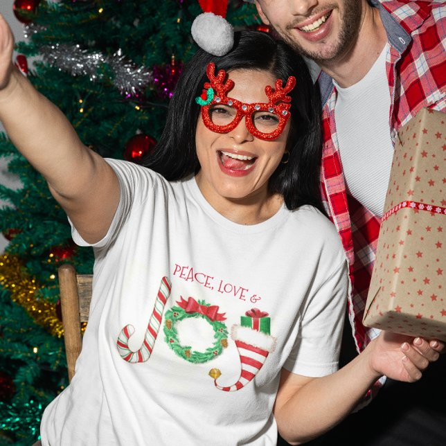 Camiseta Navidades de Paz, Amor y Alegría (Subido por el creador)