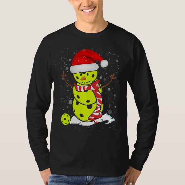 Camiseta Navidades de pelota de nieve con Gorra de Santa Ma (Anverso)