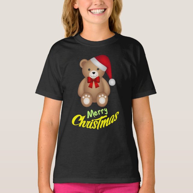 Camiseta navidades de peluche (Anverso)