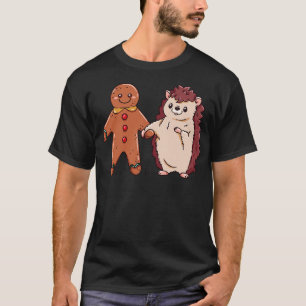 Camiseta Navidades de peluche Hedgehog con pan de jengibre