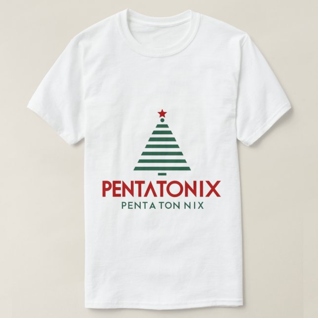 Camiseta Navidades de Pentatonix Slick (Diseño del anverso)